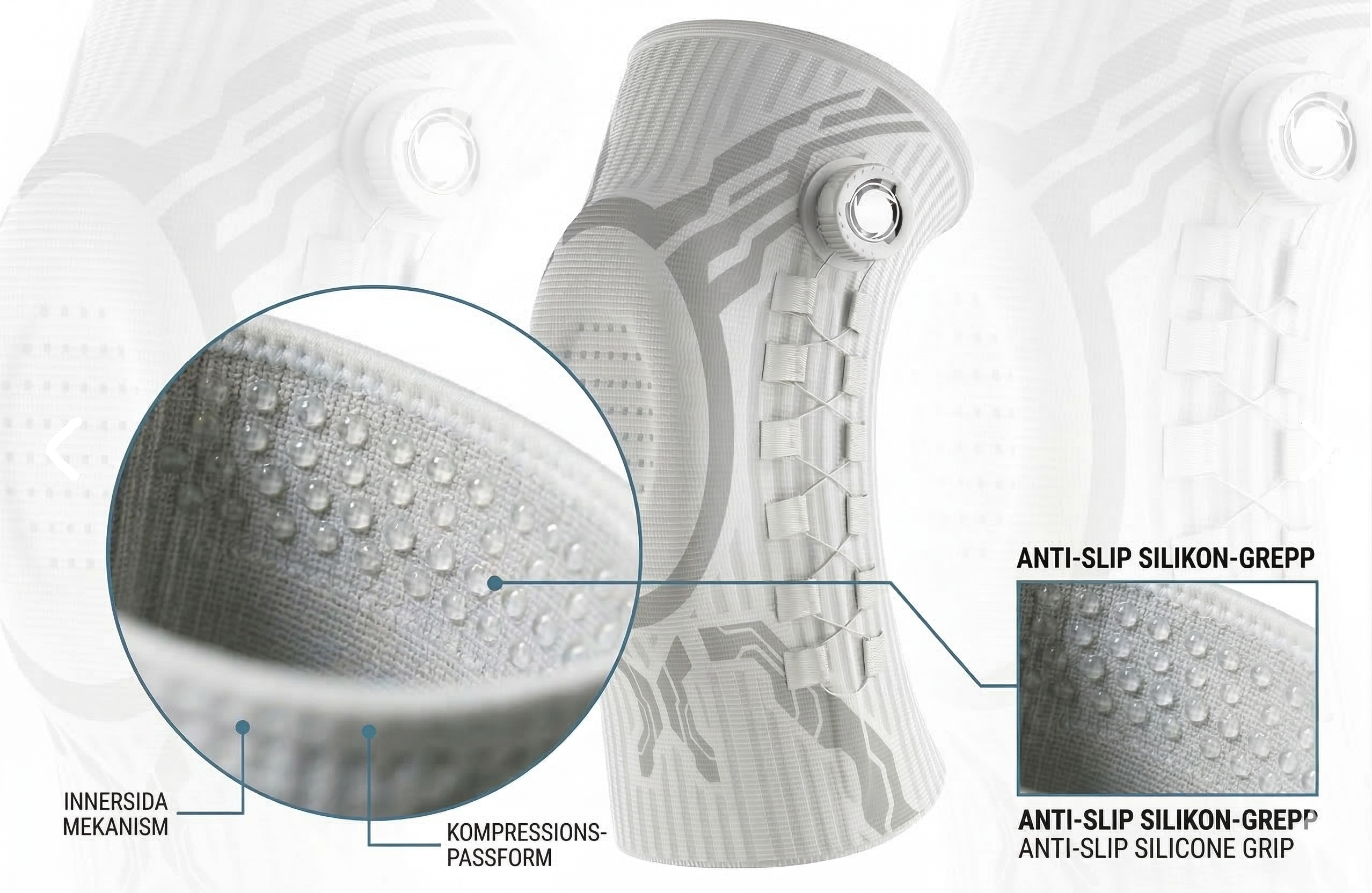 KnäFix - Knäskydd med justerbart spänne